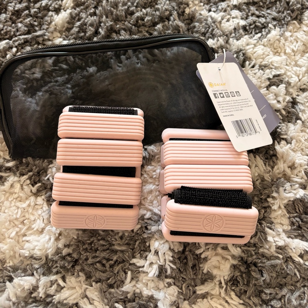 GAIAM Pink Ankle/Wrist Weights with Carry Pouch